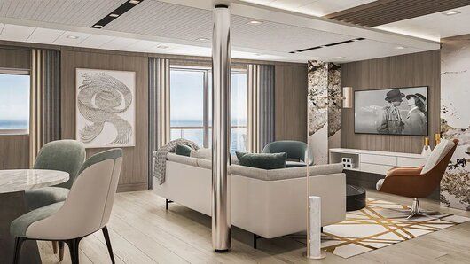 suite vista salon oceania cruises