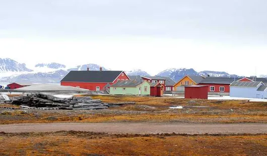En mer le long du spitsbergen