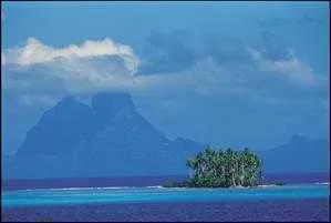 Motu mahana, Taha'a island, Society islands