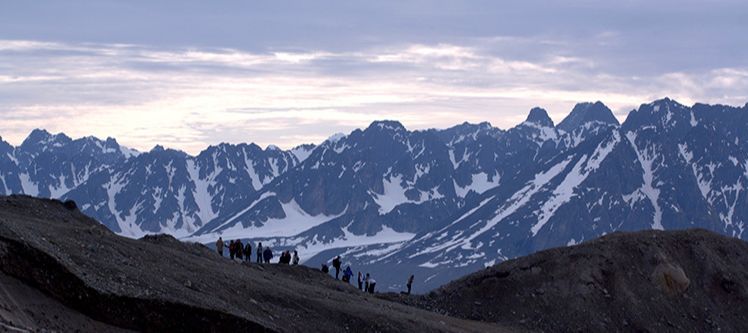 un paysage à observer lors d’une croisière spitzberg sur le polarfront