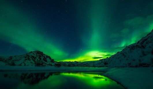 Les aurores boréales pendant l’hiver au Groenland