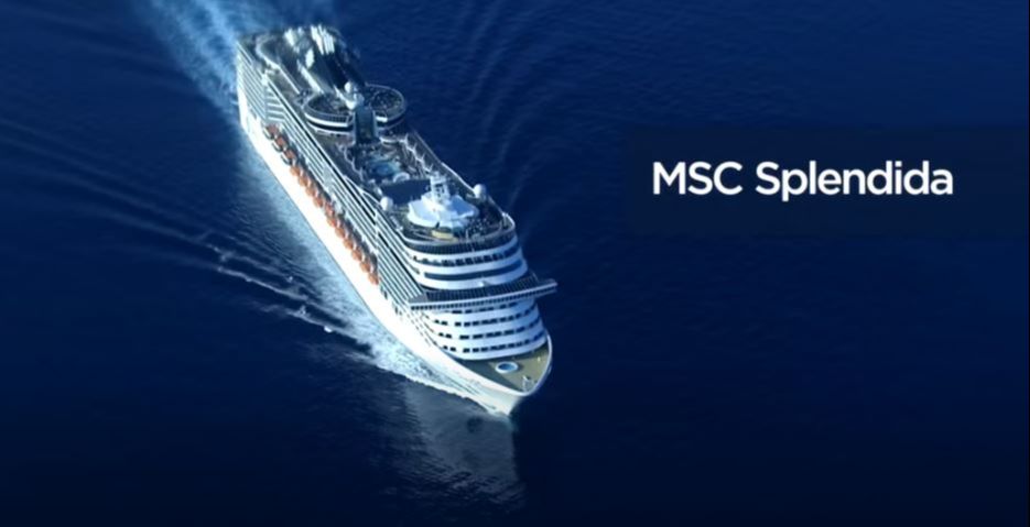 MSC Splendida en mer MSC Croisières